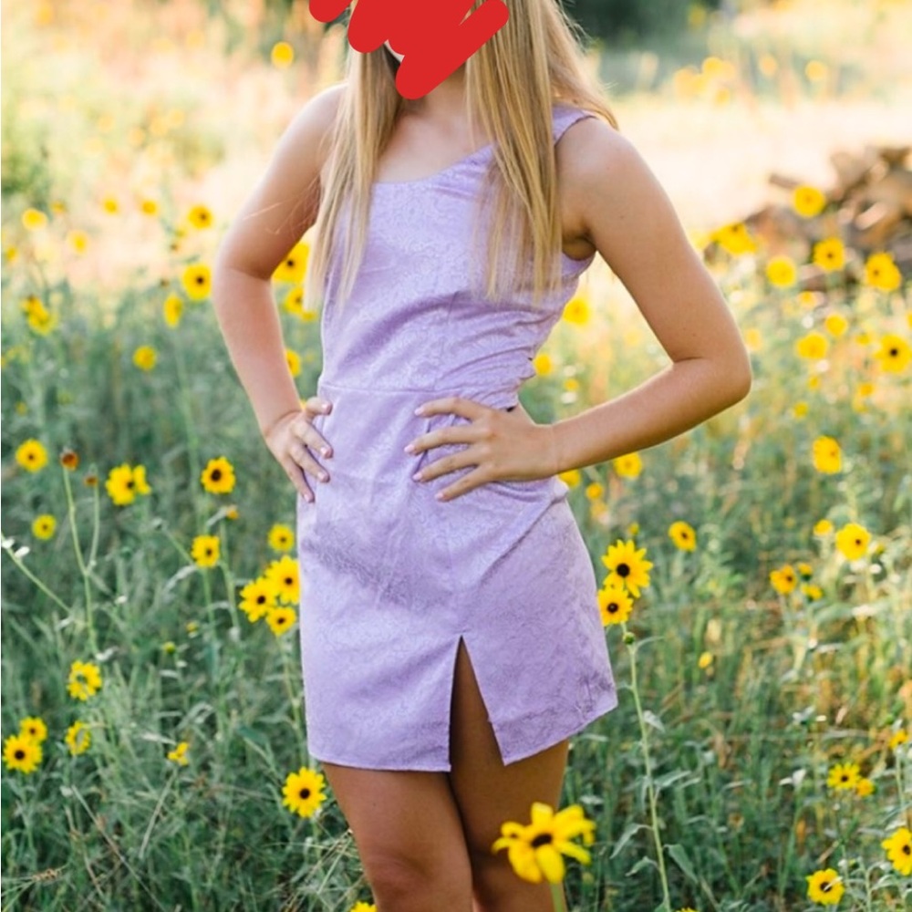 Purple Mini dress